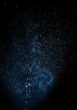 Texture, spray on a black background, isolated Stock Photos