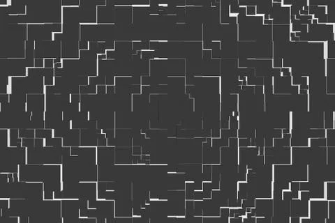 Texture of square tiles of different sizes. 3d render Stock Illustration