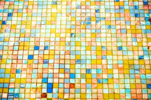 Texture of square tiles Foto stock