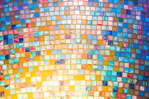 Texture of square tiles Stock Photos