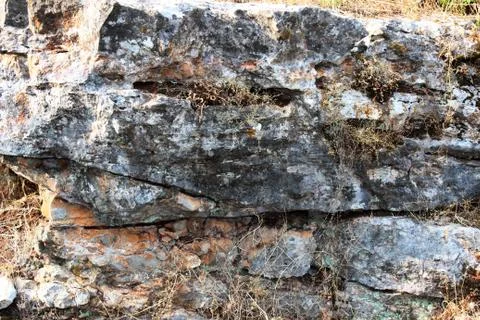 The texture of the stone block Stock Photos