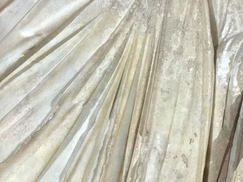 The texture of the stone shell yellow with the arrangement of layers on a dia Stock Photos