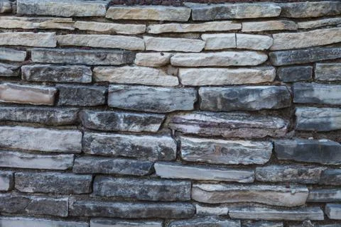Texture of stone wall background. Close up Stockfoto's