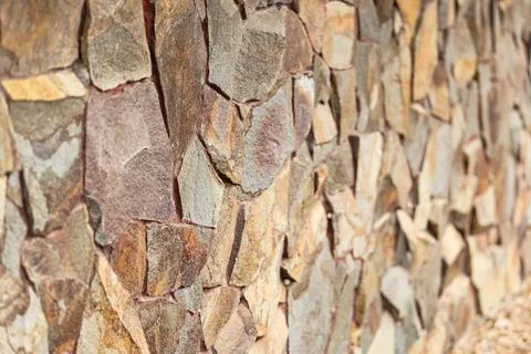 Texture of stone wall as background, closeup Stock Photos