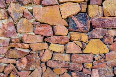 Texture of stone wall for background Stock Photos