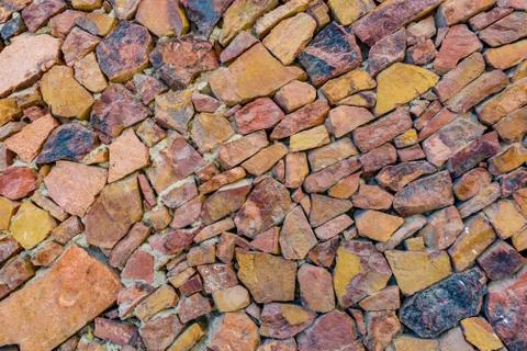 Texture of stone wall for background Stock Photos