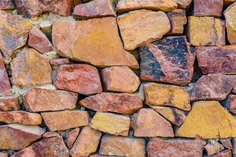 Texture of stone wall for background Stock Photos
