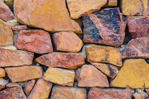 Texture of stone wall for background Stock Photos