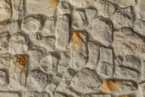 The texture of the stone wall. Background texture of the stone wall of the ol Stock Photos