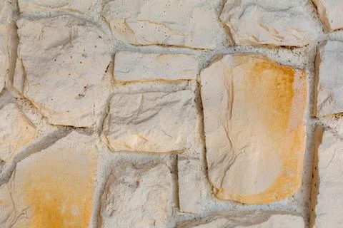 The texture of the stone wall. Background texture of the stone wall of the ol Stock Photos