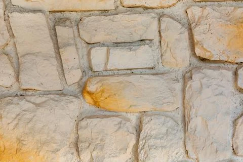 The texture of the stone wall. Background texture of the stone wall of the ol Photos