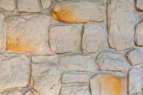 The texture of the stone wall. Background texture of the stone wall of the ol Stock Photos
