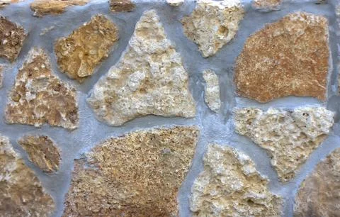 Texture of stone wall closeup background - Image. Stone wall as background or Stock Photos
