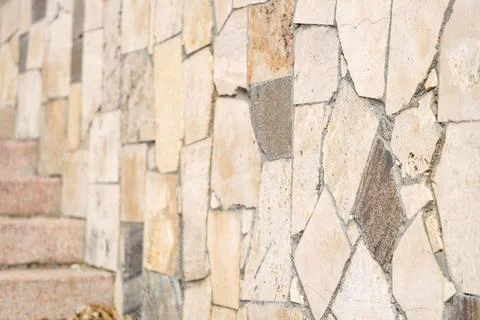 Texture of stone wall, closeup Stock-Fotos