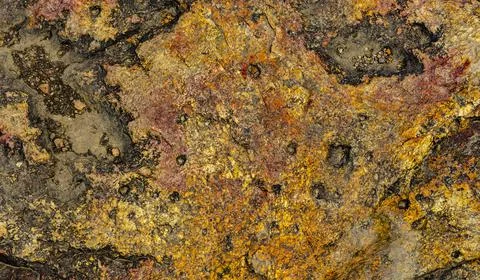 The texture of stone wall corrosion or grunge stone texture use for web desig Stock Photos
