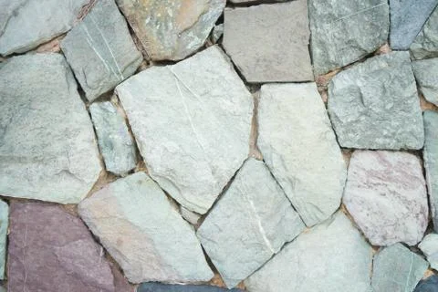 Texture of a stone wall. Old castle stone wall texture background Foto stock