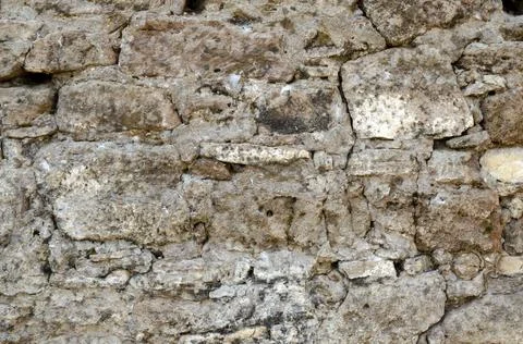 The texture of the stone wall. Old castle stone wall texture background. Ston Foto stock