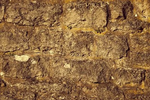 Texture of a stone wall. Old castle stone wall texture background. Stone wall Foto stock