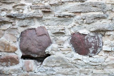 Texture of the stone wall Foto stock