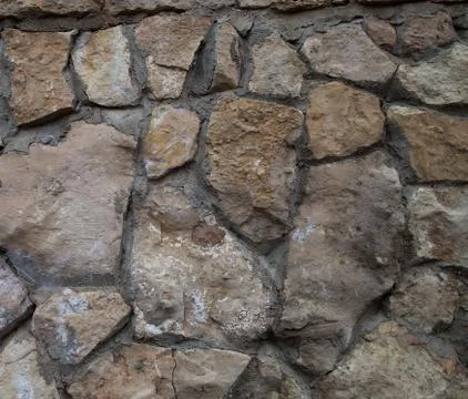 Texture of the stone wall Stock Photos