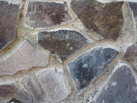 Texture of the stone wall Stock Photos