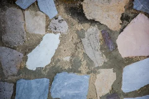 Texture of a stone wall Stock Photos