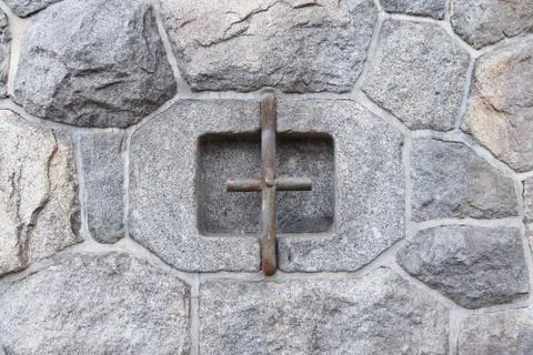 Texture of a stone wall Stock Photos