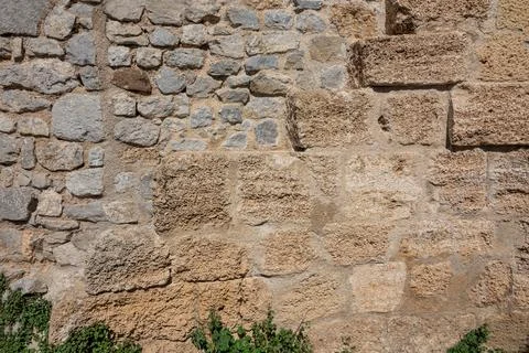 Texture of a stone wall Stock Photos
