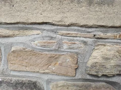 Texture of stone wall. stone wall as background or texture. part of a stone  Foto stock