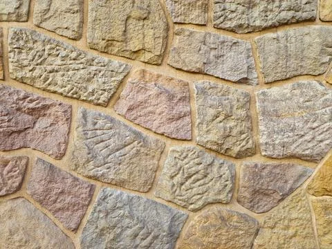 Texture of the stone wall. Stone wall as background or texture Stock Photos