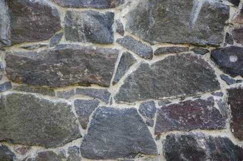 Texture the stone walls. Stock Photos