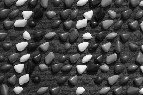 Texture with  stones. objects of  on a  background.  pebbles Stock Photos