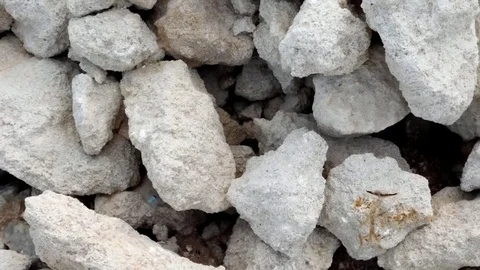 Texture of stones outdoors Stock Footage 96183455