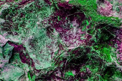 Texture stones with red splashes Stock Photos