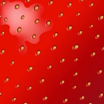 Texture of strawberry Stock Illustration