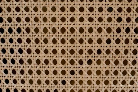 Texture with straws hand-woven Stock Photos