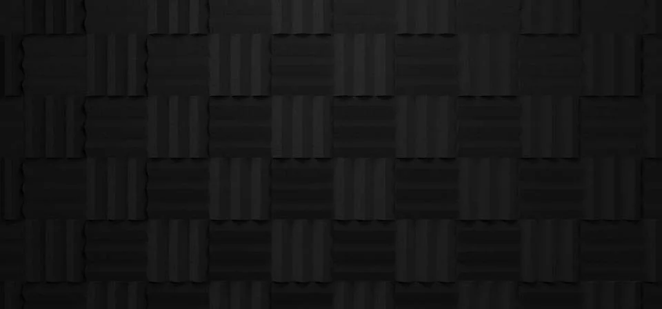 Texture of studio foam using as technical background or header, 3d renderi... Stock Photos