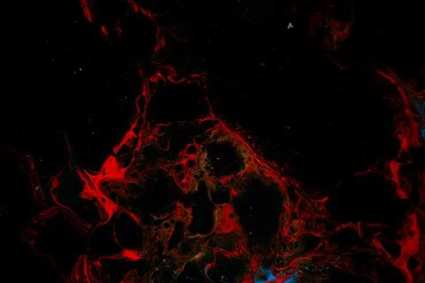 Texture in the style of fluid art. Abstract background with swirling paint ef Stock Illustration
