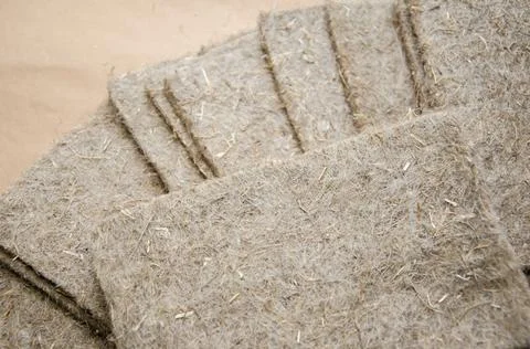Texture of substrate for growing microgreens. Organic substrate. Stock Photos