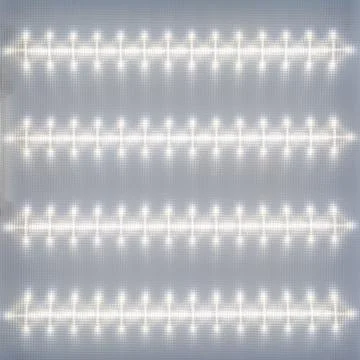 Texture of the surface diffuser, LED Ceiling Light, light pattern on the defl Foto stock