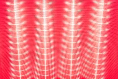 Texture of the surface diffuser, LED Ceiling Light, light pattern on the defl Foto stock