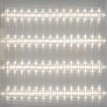 Texture of the surface diffuser, LED Ceiling Light, light pattern on the defl Stock Photos