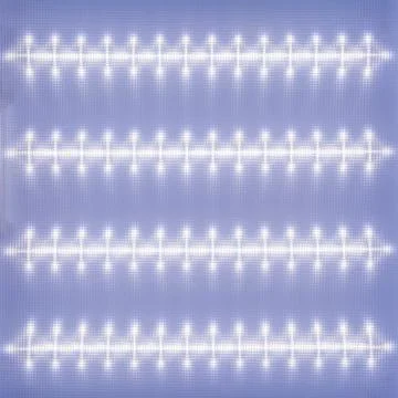 Texture of the surface diffuser, LED Ceiling Light, light pattern on the defl Foto stock