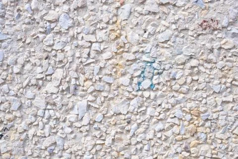 Texture surface of exposed aggregate finish, Ground stone washed floor Stock Photos