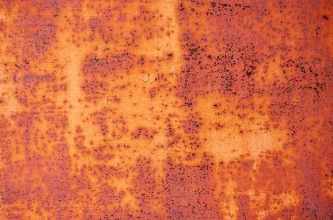 Texture of the surface of old rusty iron. Stock Photos