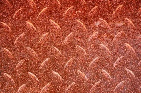 Texture of the surface of old rusty iron. Stock Photos