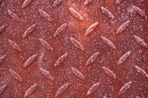 Texture of the surface of old rusty iron. Stock Photos