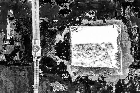 Texture of surface with scratches on grey background Stock Photos