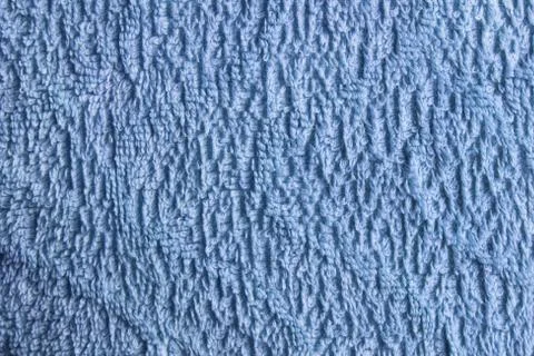 Texture surface of textile, blue cotton fabric Stock Photos