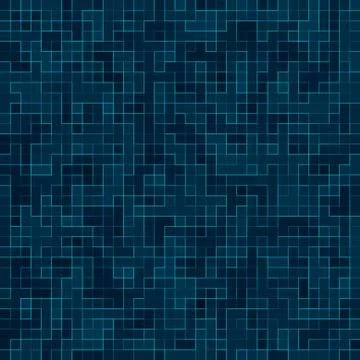 Texture Swimming pool Mosaic tile background. Wallpaper, banner, backdrop. Stock Illustration